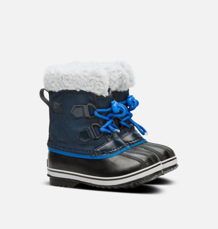 Sorel Childrens Yoot Pac™ Nylon - Kids Snow Boots Navy/Blue - 312768OZP